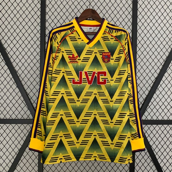 Tailandia Camiseta Arsenal Segunda Equipación ML Retro 1991 1993